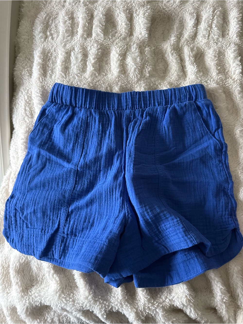 Target Royal Blue Women's Elastic Waist Athletic Shorts